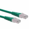 S/FTP (PiMF) Patchkábel 3m cat.6, zelený, Cu