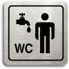 Accept Piktogram „umývárna, WC muži