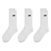 New Balance Everyday Crew Socks 3-Pack Adults White 4.5-6.5(S)