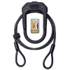 Hiplok Dx Plus All Black With 2M Cable, kotva