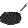 Staub Liatinový gril P.28 cm čierny