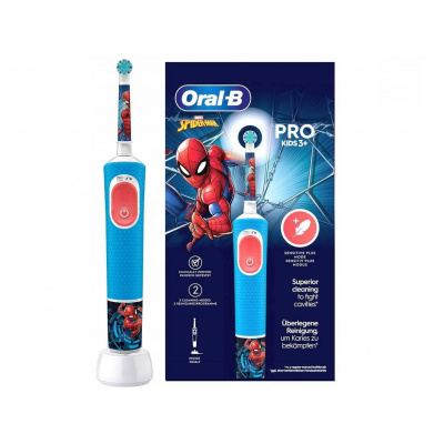 Oral-B Vitality Pro 103 Kids Spiderman elektrický zubní kartáček, oscilační, 2 režimy, časovač 8006540772768