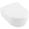 Villeroy & Boch Avento wc dosky s pomalým sklápaním biela 9M87S101