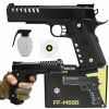 KOVOVÁ PISTOLET NA KULKI 6MM M688 REPLIKA IMITÁCIA KOVU + GUĽÔČKY ZADARMO