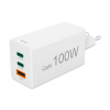 HAMA Rýchla USB nabíjačka GaN 2x USB-C + USB-A, PD/QC, 100 W - 00201997