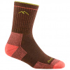 Darn Tough ponožky HIKER MICRO CREW Midweight Merino - dámské - hnědé Velikost: S