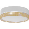 TK Lighting Boho White stropné svietidlo 3x15 W biela-béžová 6536