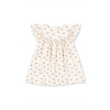 Šaty Konges Sløjd COCO DRESS GOTS biela farba, mini, áčkový strih, KS103059 134-140