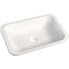 Sapho Kama umývadlo 50x26 cm obdĺžnik vstavané umývadlo-podpultové umývadlo biela 50134