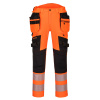 PORTWEST Portwest DX442 DX4 Hi-Vis odnímateľné vreckové nohavice Oranžová-Čierna, 33