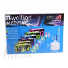 Wellion MEDFINE plus Penneedles 12 mm ihla na aplikáciu inzulínu pomocou pera 100 ks + nádoba na použité ihly, 1x1 set