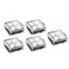 Solárne svietidlá - Solar Cobblestone Glass LED 5 kusov (Solárne svietidlá - Solar Cobblestone Glass LED 5 kusov)