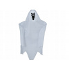 DEKORÁCIA ZÁVESNÁ BIELY DUCH 45 CM VISIACA OZDOBA DUCHA STRAŠIDLO HALLOWEEN