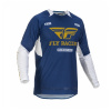 Dres FLY RACING Evolution DST. (modrá/biela/zlatá) M
