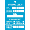 ZAWIESZKA SERWISOWA 100 szt WYMIANA OLEJU p. 400 g