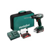 Metabo BS 18 Aku Vŕtačka so skrutkovačom + 1 x 2,0Ah + Bit-box v textil kufor 602207580