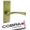 COBRA GIUSSY HR Povrch: F4 - bronzový elox, Rozteč: 90 mm, Prevedenie: PZ LI (kľučka ľavá/guľa)
