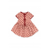 Šaty Konges Sløjd DELPHINE DRESS oranžová farba, mini, áčkový strih, KS103300 98