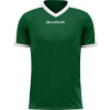 Futbalový dres Givova Revolution Interlock zeleno biela MAC04 1303 Veľkosť: M