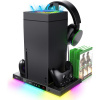 iPega XBX024S Multifunkční Nabíjecí RGB Stojan s Chlazením pro Xbox 6974363711207