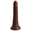Pipedream King Cock Elite 7 Silicone Dual Density Cock Brown