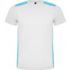 Roly Pánske a detské športové tričko DETROIT Farba: WHITE/TURQUOISE, Veľkosť: M