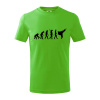 Karate Evolúcia - kop - Tričko detské bavlnené - 104-110cm / 3-4 roky ( Apple Green )