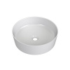 RAVAK UNI SLIM Ø40cm umývadlo na dosku okrúhle, bez prepadu, keramika, XJX01140002