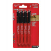 Popisovač - značkovač jemný hrot - čierny 4ks INKZALL™ Milwaukee /4932480551/