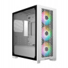 Cooler Master case Elite 301, mATX, Průhledná bočnice, 3x 120mm ARGB Fan, Bílá (E301-WGNN-S00)