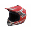PRILBA AWINA ENDURO JUNIOR BIELA / ČERVENÁ 47-48 cm (PRILBA AWINA ENDURO JUNIOR BIELA / ČERVENÁ 47-48 cm)