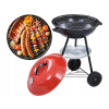 GRIL NA DREVENÉ UHLIE BRIKETOVÝ ZÁHRADNÝ S KOLIESKAMI POKRIEVKA OKRÚHLY UZATVÁRATEĽNÝ PRENOSNÝ
