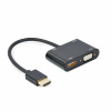 GEMBIRD Rozhranie/adaptér Gembird A-HDMIM-HDMIFVGAF-01 HDMI VGA
