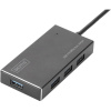 Digitus DA-70240-1 4 porty USB 3.0 hub s hliníkovým krytom čierna; DA-70240-1
