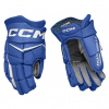 CCM Rukavice CCM Jetspeed FT880 SR, modrá-biela, Senior, 13