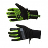 Rukavice Progress SNOWSPORT GLOVES čierno / reflexné žlté XL
