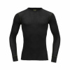 Tričko Devold Wool Mesh 190 Shirt Man Caviar - XL / Caviar