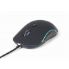 Gembird Myš MUS-UL-02, podsvícená, 2400DPI, USB, černá