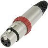 Neutrik NC3FXS XLR konektor zásuvka, rovná Pólov: 3 strieborná 1 ks; NC3FXS