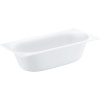 GROHE Essence pravouhlá vaňa z glazovanej titánovej ocele, odtok v strede, 1800 x 800 x 450 mm, alpská biela, 39617000