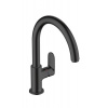 Drezová batéria Hansgrohe Vernis Blend M35 s otočným ramienkom čierny mat 71870670