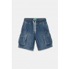 Detské rifľové krátke nohavice United Colors of Benetton 4KEHG902Q.P.Seasonal modrá 104