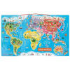 MAPA SVETA Magnetická PUZZLE 92 EL J05504 Janod (MAPA SVETA Magnetická PUZZLE 92 EL J05504 Janod)