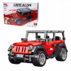DIAĽKOVO OVLÁDANÉ STAVEBNÉ BLOKY AUTO RC TERÉNNY DŽÍP 4X4 448 Dielov, nie LEGO