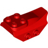79897 Red Slope, Curved 4 x 2 with 4 Studs on Top (Červený svah, zakřivený 4 x 2 se 4 kolíky nahoře)