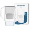 Filtračná kanvica Wessper D1 SOLID FutureFlow 3,3 l strieborná/sivá