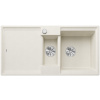 Blanco Adira 6 S, silgranitový drez 1000x500x200 mm, 1,5-komorový, biela soft, BLA-527606