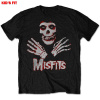 Misfits tričko Hands Čierna