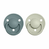 BIBS DE LUX Kaučukový guľatý cumlík 2ks 0-6m Varianta: island-sea-sage