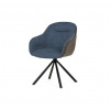 AUTRONIC Jedálenská stolička, modrá, látka, DCH-Y1143 BLUE2